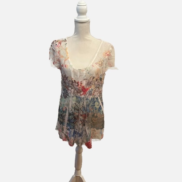Simply Irresistible Floral Sheer Top - Picture 1 of 4
